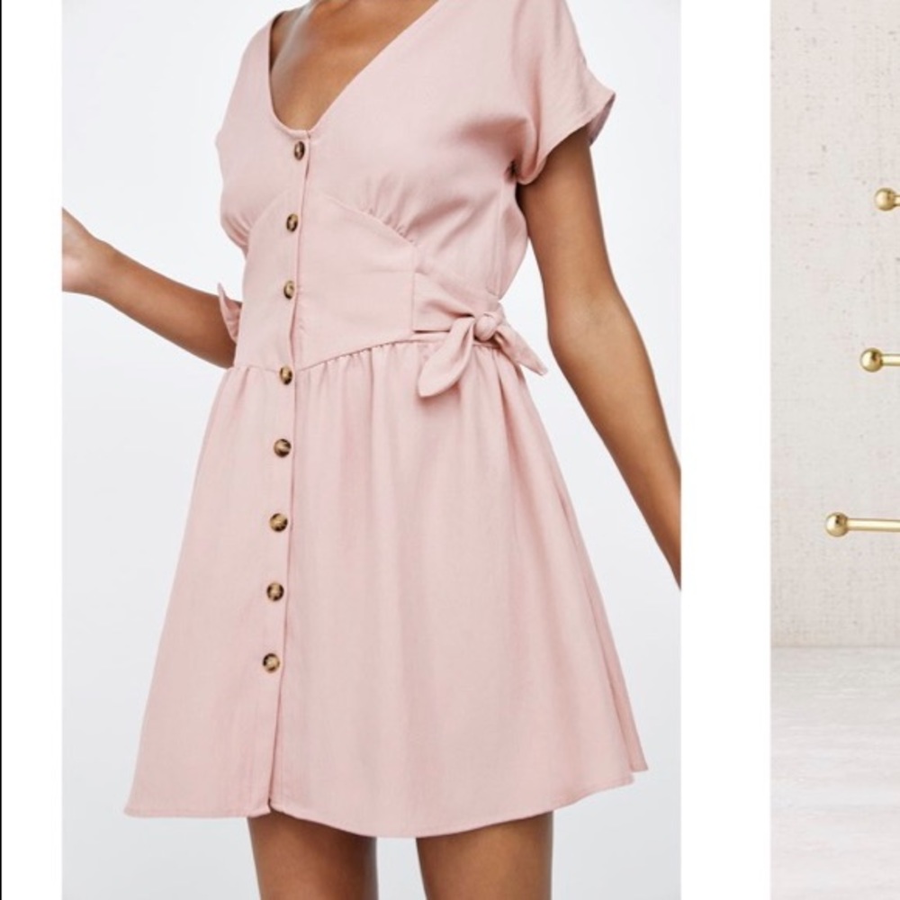 ZARA blush dress